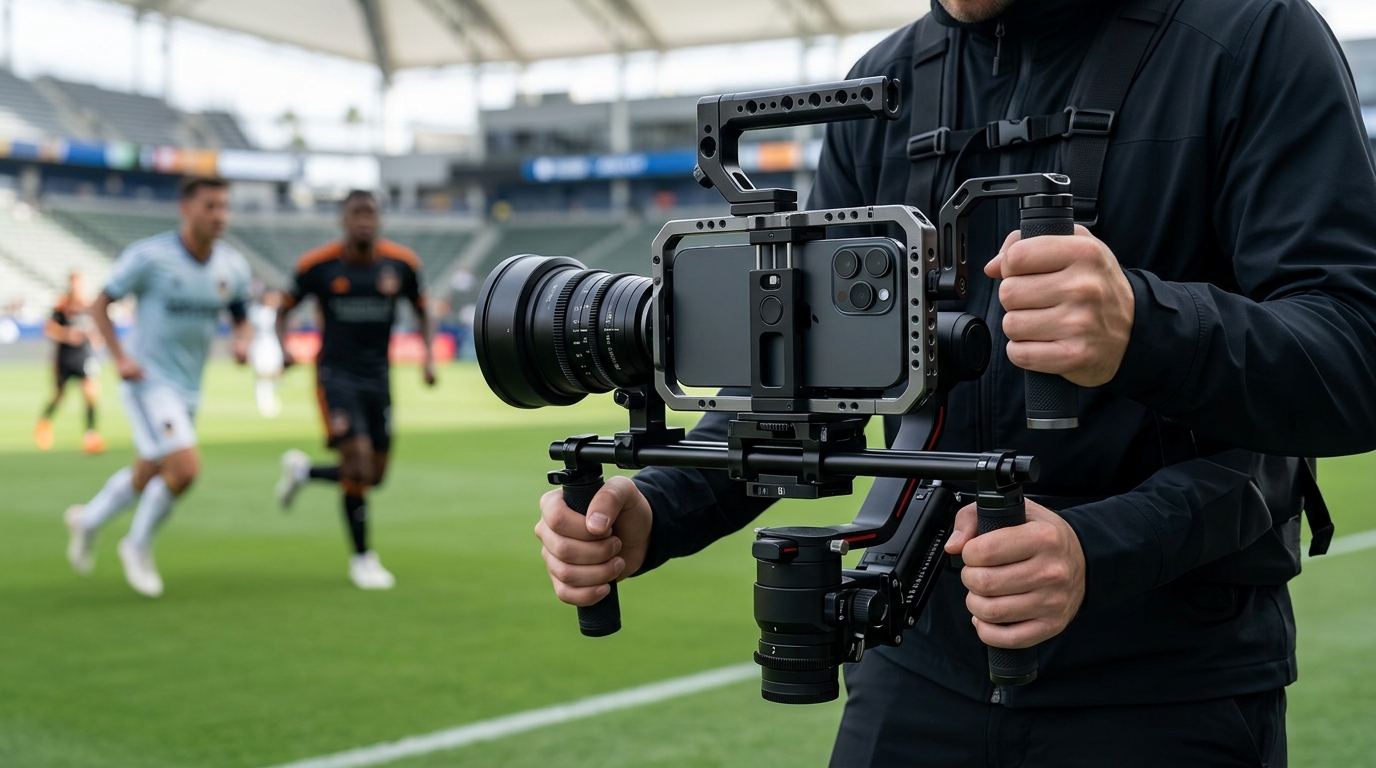 Apple a transmis un meci de fotbal cu iPhone 17 Pro Max