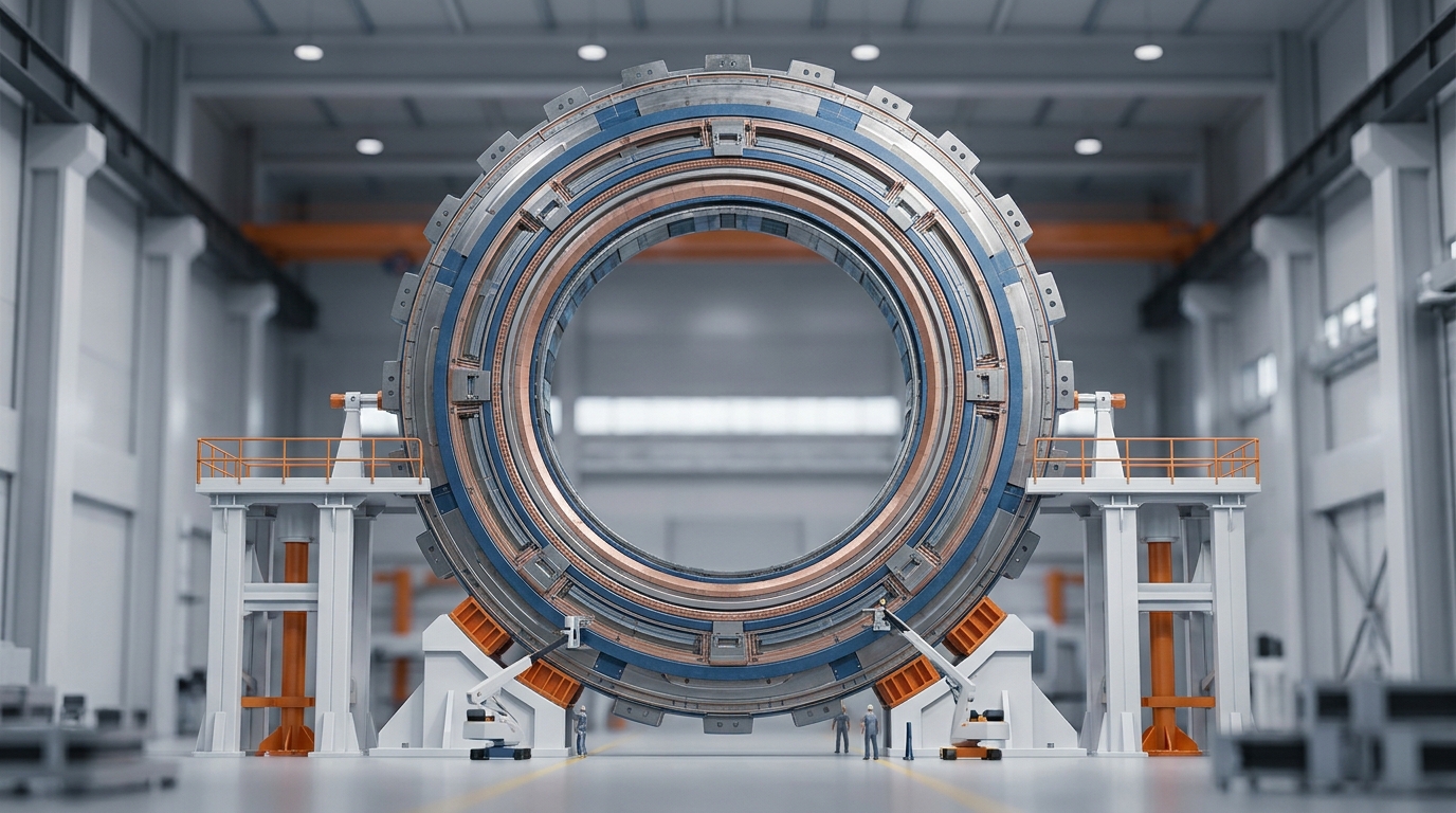China a construit cel mai mare magnet pentru reactoare de fuziune