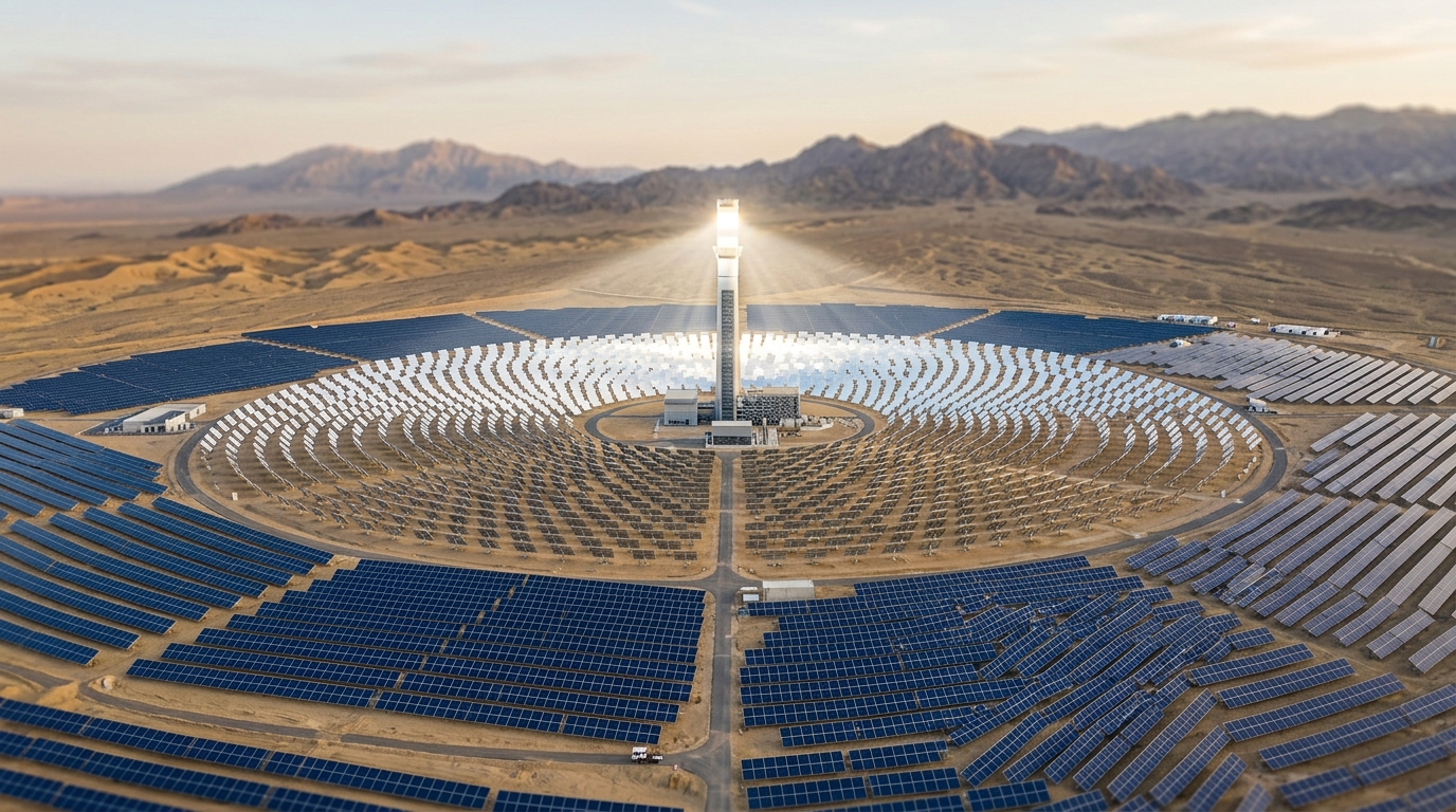 China a inaugurat cea mai mare centrală hibridă de energie solară din lume