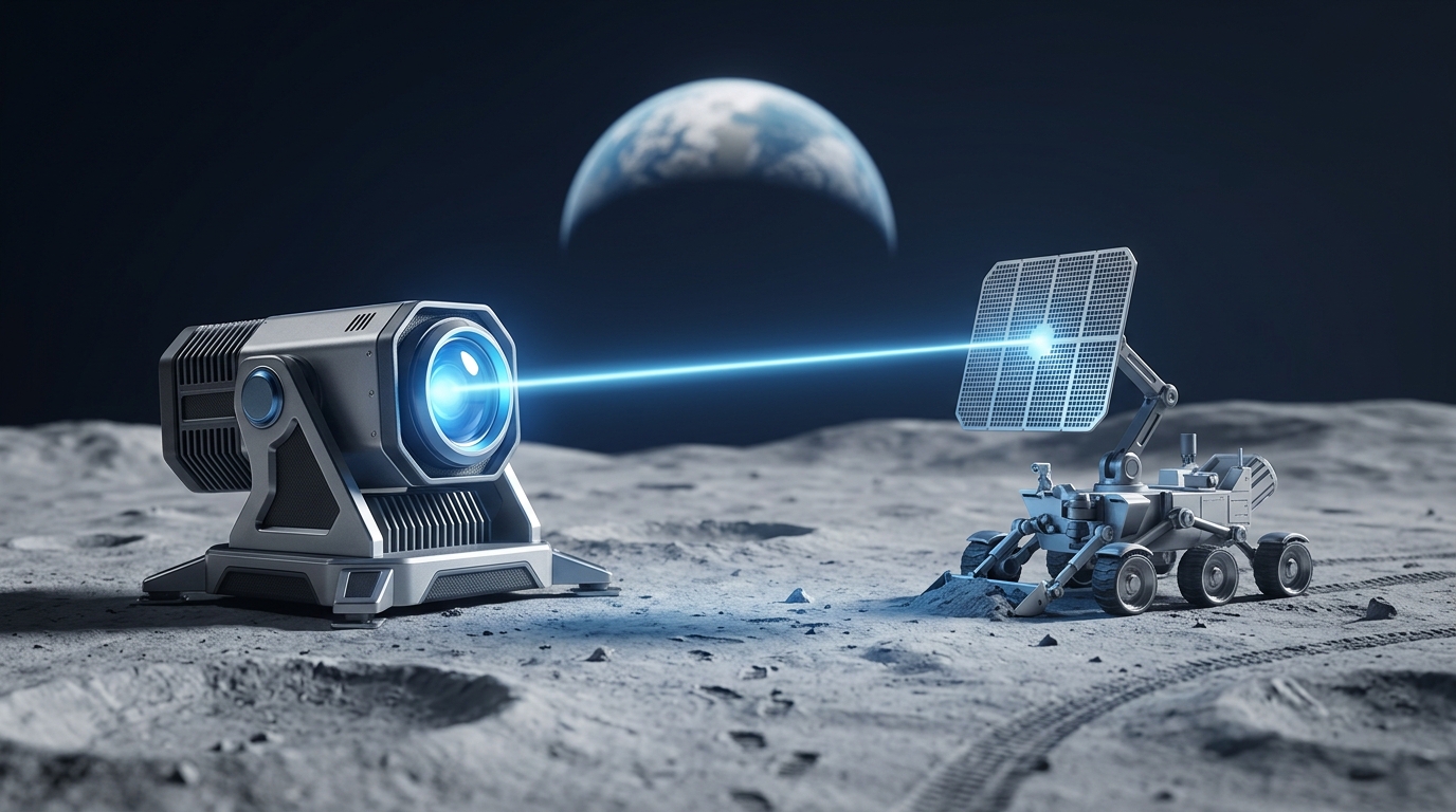 China vrea să transmită energie pe Luna prin lasere