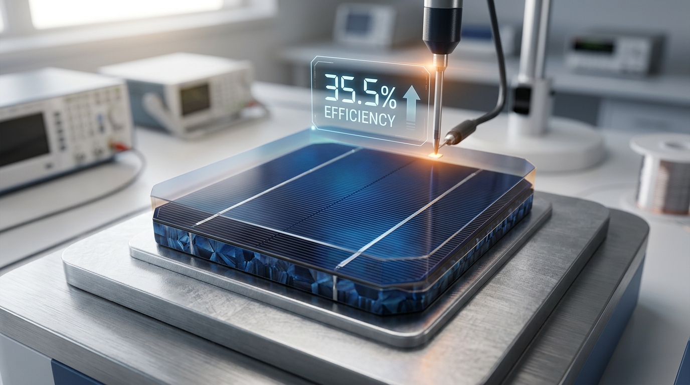 Recoltă de energie solară: veridicitate record pentru celulele tandem