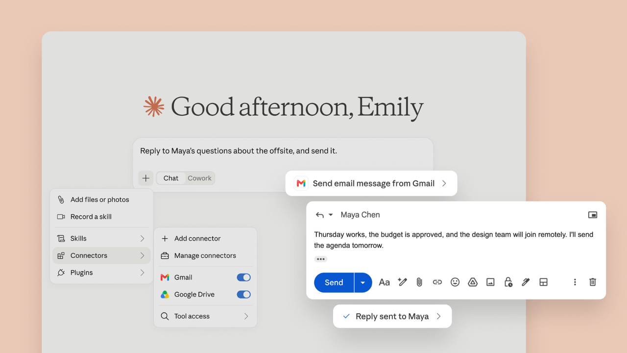 Claude poate trimite e-mailuri în Gmail fără aprobatul utilizatorului