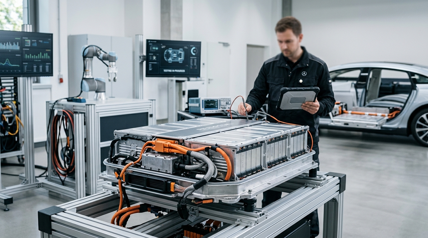 Mercedes testează bateriile ProLogium de generație 4