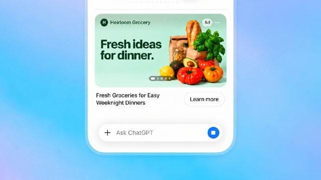 ChatGPT introduce reclame în funcția de generare a imaginilor
